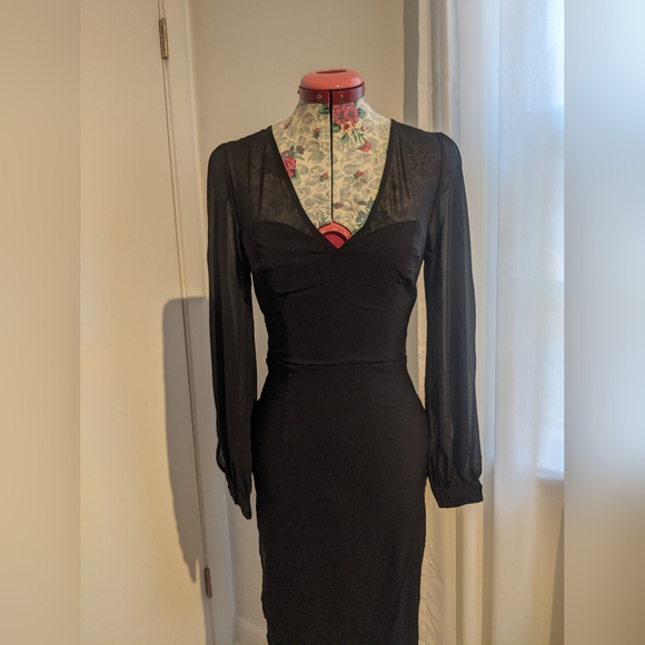 Black pencil dress size Small - Picture 8 of 16